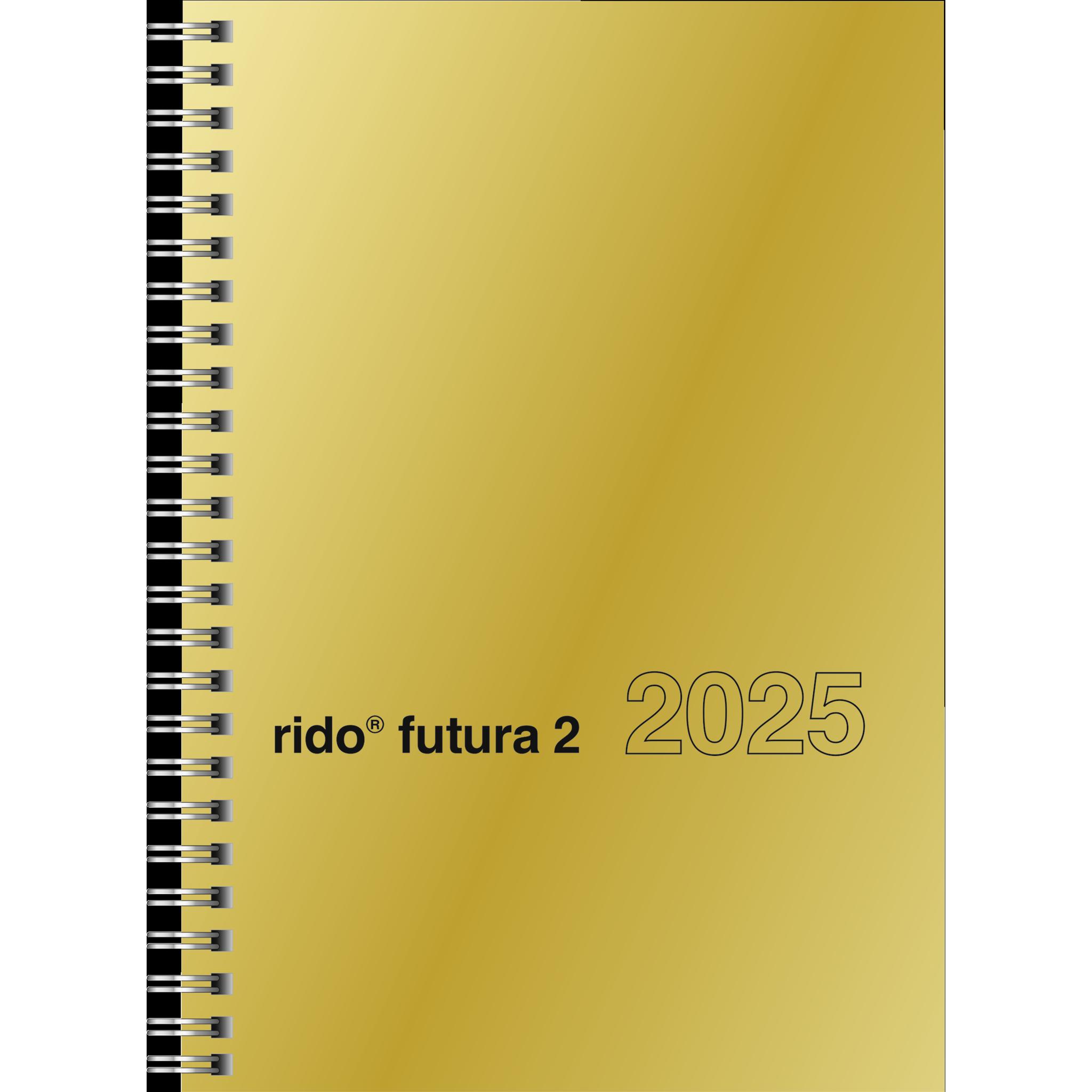 Thumbnail - Baier & Schneider, Agenda, rido/idé 7021121915 Buchkalender Modell futura 2 (2025) 2 Seiten = 1 Woche A5 160 Seiten Gl (...