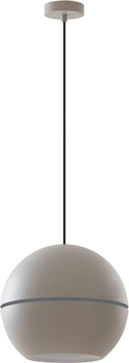 Lucande Hängeleuchte Calantha, grau, Aluminium, Ø 30 cm (E27)