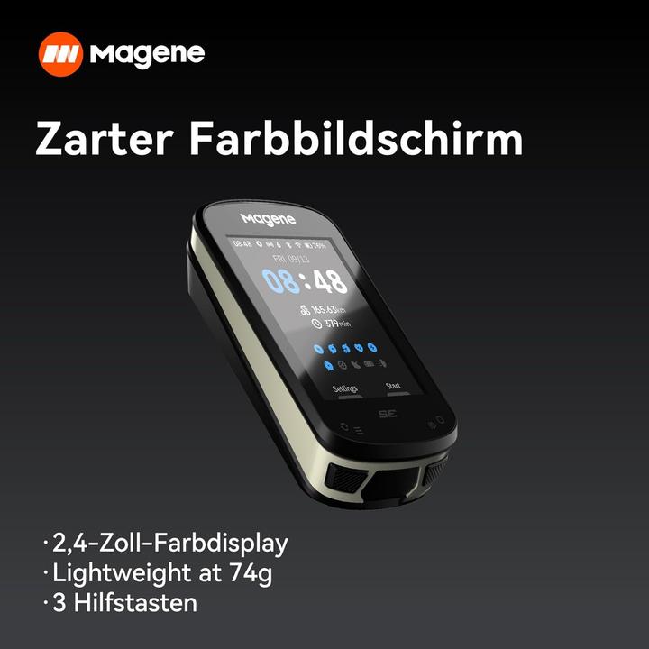 Produktbild Magene GPS Velocomputer mit Streckennavigation