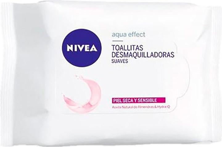 Produktbild NIVEA 3-in-1-Reinigungstücher für empfindliche Haut 25 Stück (Reinigungstücher Gesicht, 140 g)