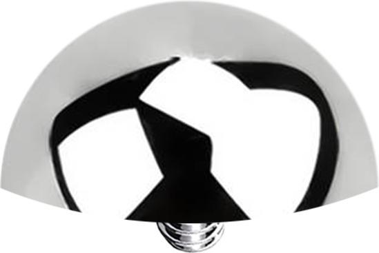 Image du produit Star Piercing Dermal Anchor semi-circulaire argenté (Titane, sans laiton)