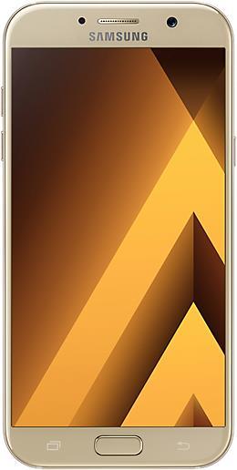 Samsung Galaxy A7 (2017) (32 GB, Gold-Sand, 5.70", Hybrid Dual SIM, 4G)