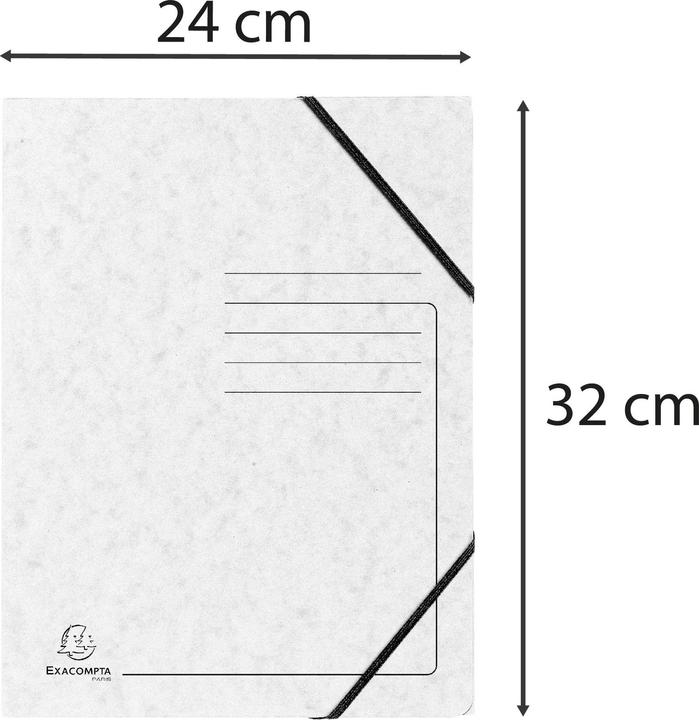 Produktbild Exacompta Sammelmappe mit Gummizug (A4, 425 x)