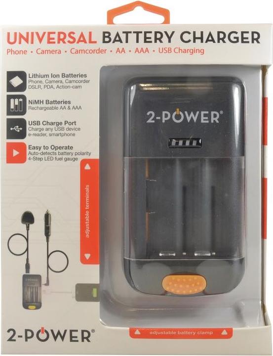 Actual product image 2-Power Universal Camera Battery Charger-Retail (AAA, AA, Battery + charger)