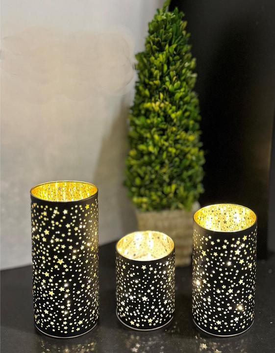 Produktbild GuGus LED Windlicht 3er Set (3 x, 10 x 10 x 13 cm)