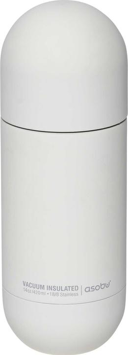 Image du produit Asobu ORB - Bouteille isolante en acier inoxydable avec gobelet blanc (0.46 l)