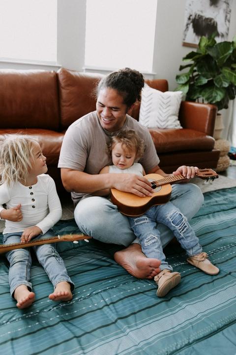 Produktbild little unicorn Outdoor Blanket Extra Big - Shorline Stripe