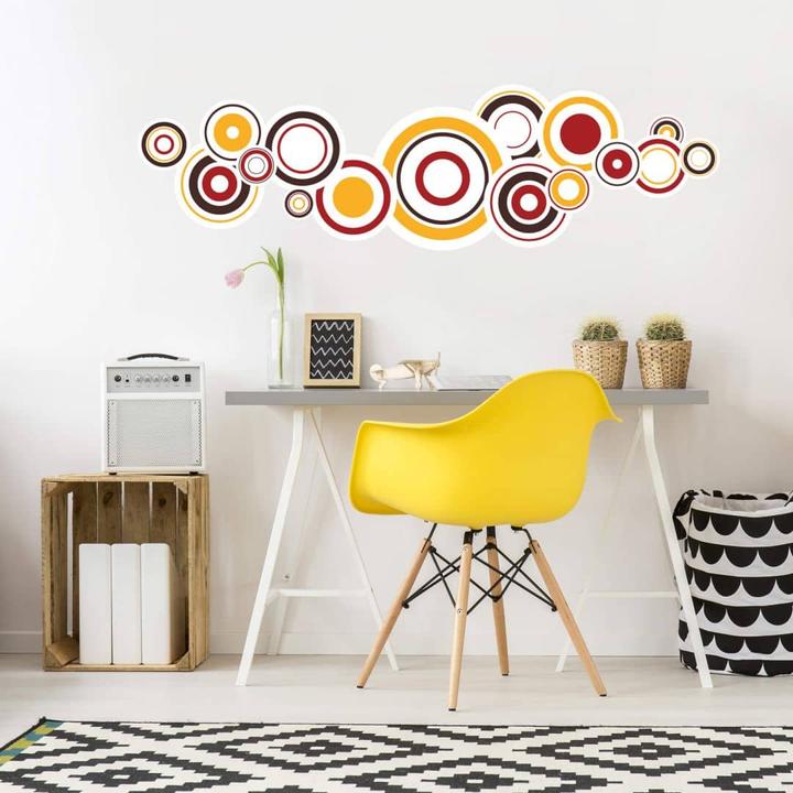 Trenddeko Retro Bubbles orange