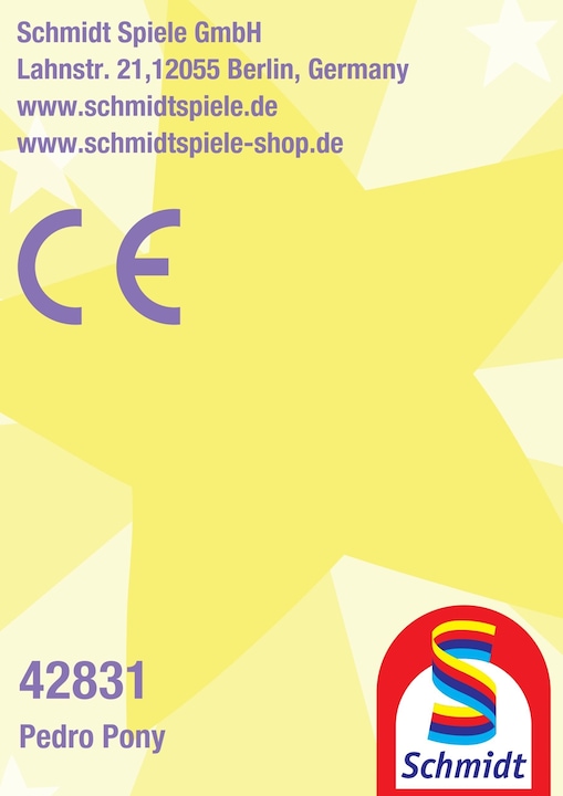 Immagine prodotto Schmidt Spiele Peppa Pig, Pedro Pony 38 cm (38 cm)