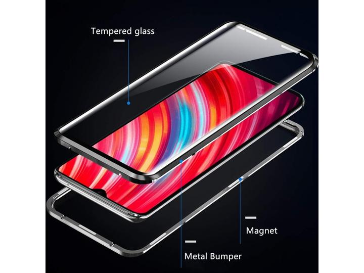 Produktbild G-Case Xiaomi Redmi Note 8 Aluminium Magnetic Glass Case Hülle (Xiaomi Redmi Note 8)