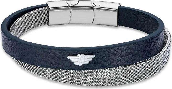 Produktbild Police - Men's leather bracelet Hardware PEAGB2119611 - Length: 21 cm (21 cm, Leder)