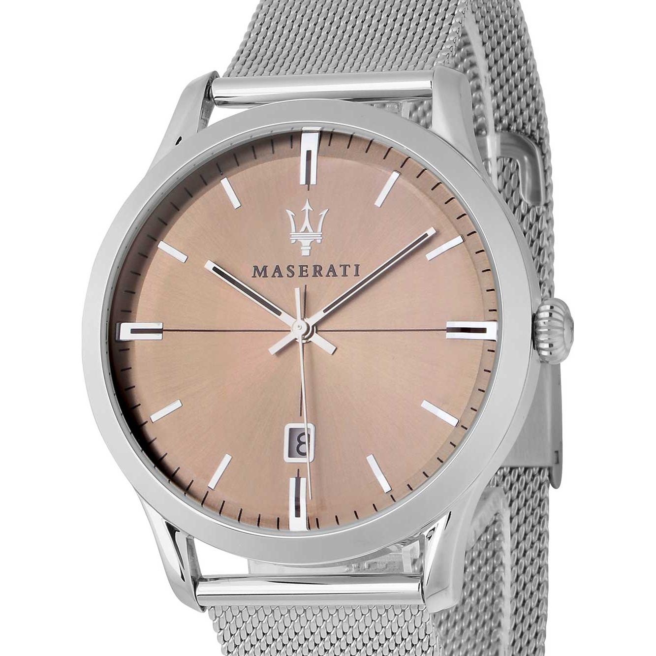 Thumbnail - Maserati, Armbanduhr, R8853125004 Ricordo Herren 42mm 5ATM, Silber, (Analoguhr, 42 mm)