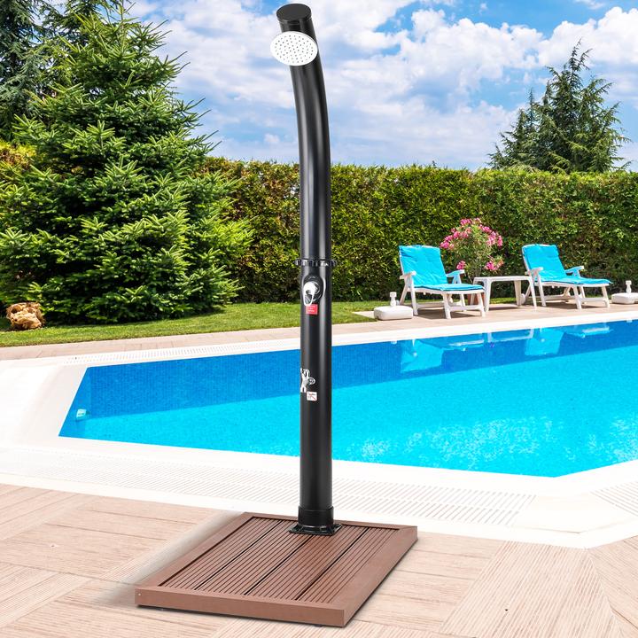 Produktbild Casaria WPC Bodenelement Solardusche