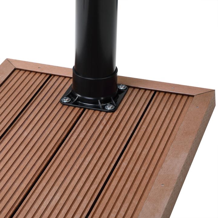 Produktbild Casaria WPC Bodenelement Solardusche
