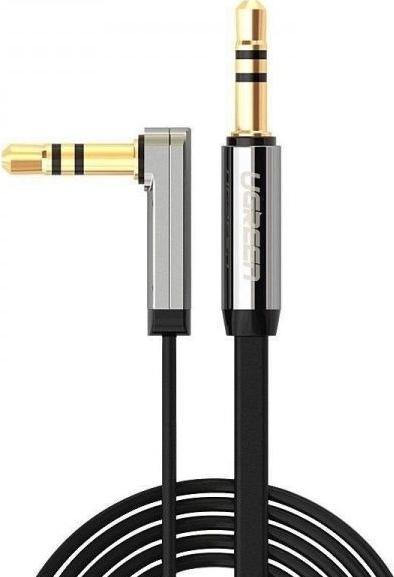 Produktbild Ugreen Audio AUX Kopfhörer Flachband abgewinkelt (3 m, 3.5mm Klinke (AUX))