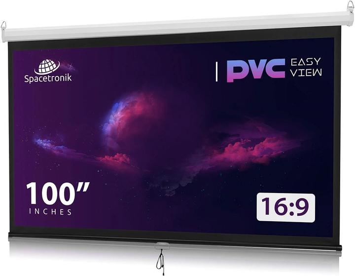 Spacetronik Handmatig oprolbaar scherm 100 16:9 (100", 16:9)