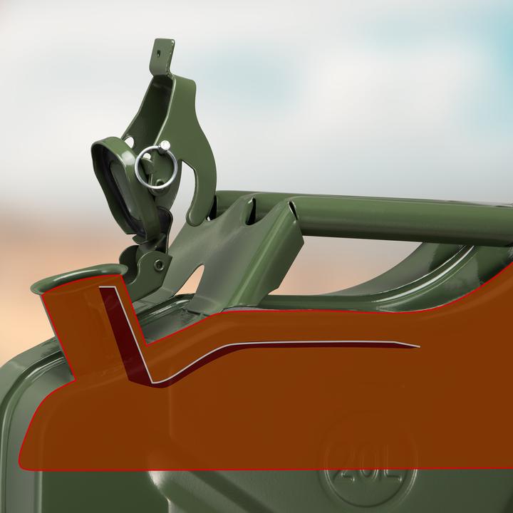 Actual product image Monzana Metal fuel can