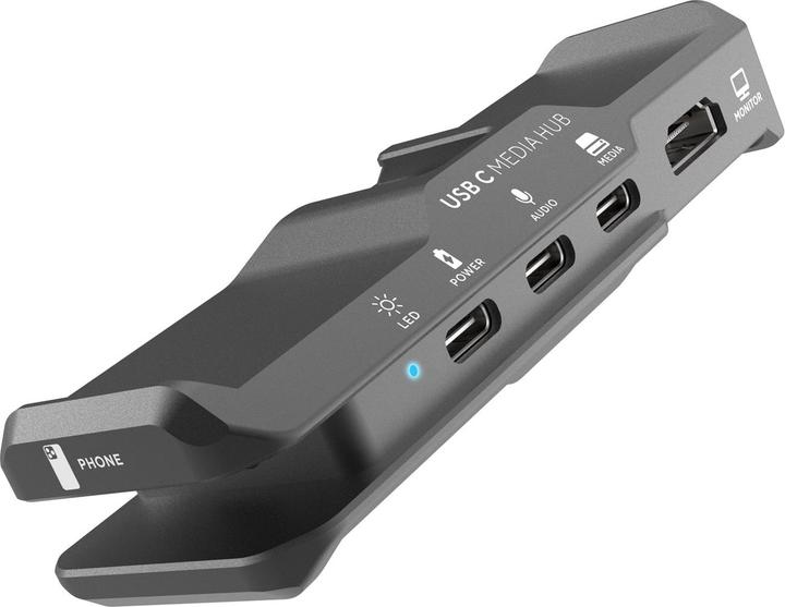 Immagine prodotto Kondor Blue Hub multimediale USB-C per iPhone 15 (grigio spazio) (USB-C, 4 porte)