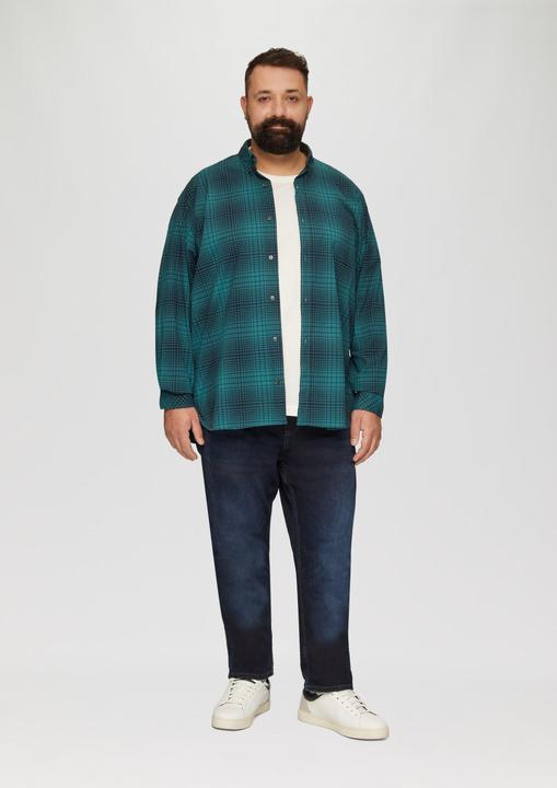 Immagine prodotto s.Oliver Hemd Hemd mit Button-Down-Kragen aus Baumwollstretch (3XL)