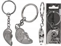 Actual product image Ootb Metal keychain, Broken Heart