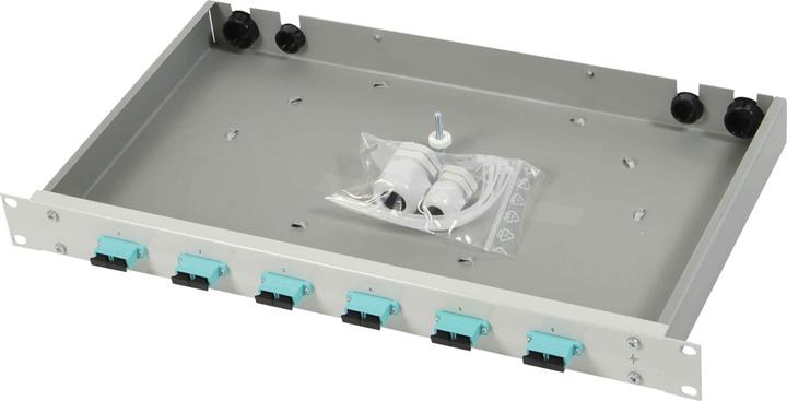 Actual product image Telegärtner Karl Gärtner splice box with couplings 12LCD PhBz turquoise1HE TNSB-B