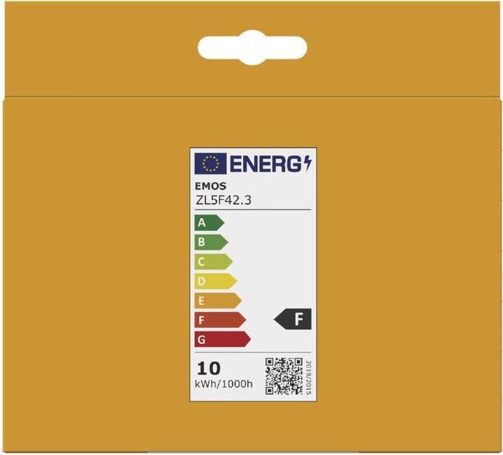 Energie-Label Emos LED Lampe Basic A60 / E27 / 9,4 W (60 W) / 806 lm / Warmweiss (E27, 806 lm, 3x)