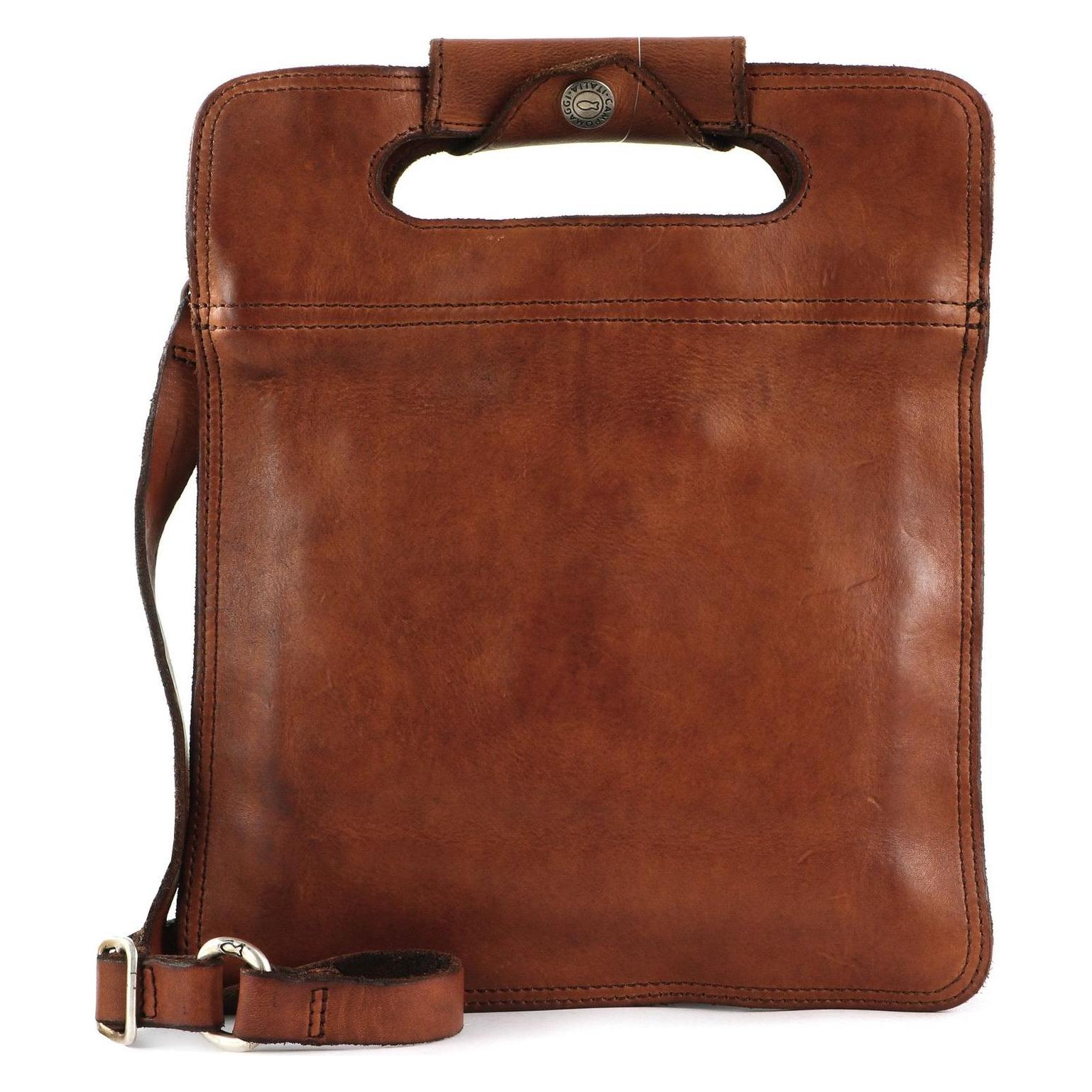 Campomaggi, Unisex, Handtasche, Vertical Briefcase, Braun