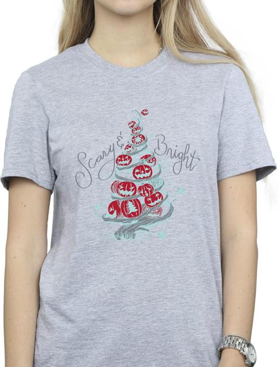 Image du produit Disney - T-shirt THE NIGHTMARE BEFORE CHRISTMAS SCARY & BRIGHT - Femme (M)