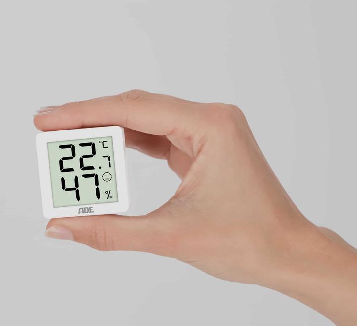 Produktbild ADE Thermo-/Hygrometer digital 3 Stück, Weiss, Funktionen