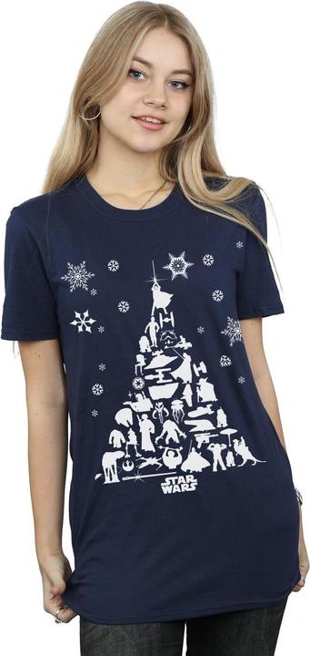 Immagine prodotto Star Wars Christmas Tree Maglietta Ampia Donna (L)
