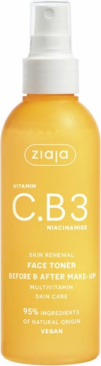 Ziaja Vitamin C.B3 Niacinamide Face Toner 190ml (190 ml)