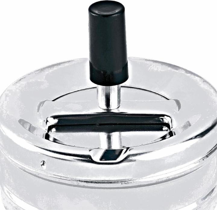 Actual product image Champ Push metal ashtray 9 cm