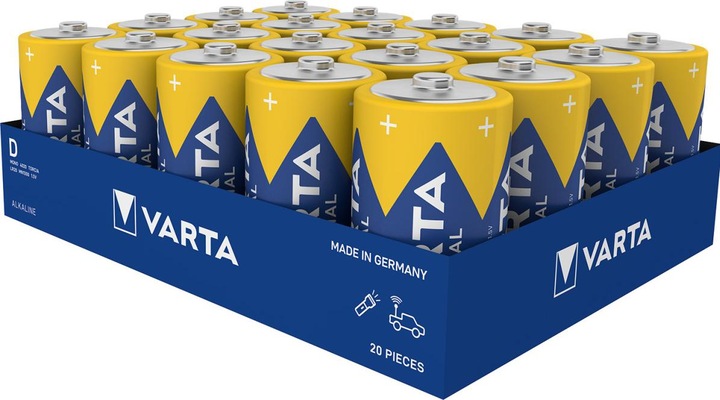 Produktbild Varta Industrial 9V Alkaline (1 Stk., D, 17000 mAh)