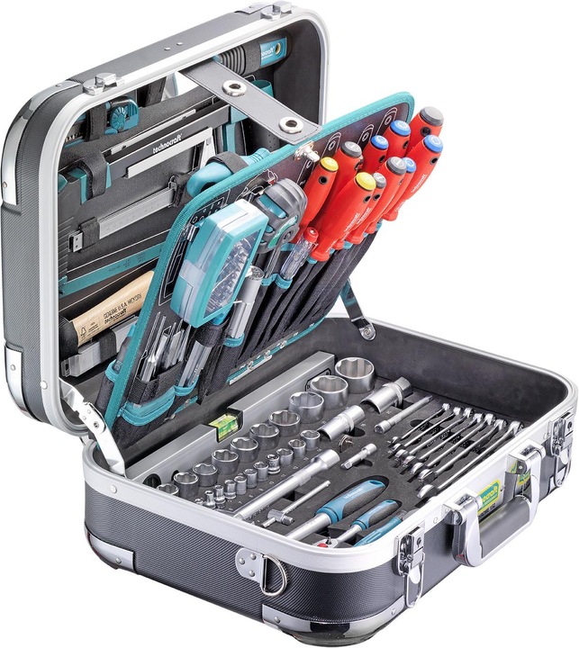 technocraft Coffret à outils ABS PRO CHROME 152 pcs.