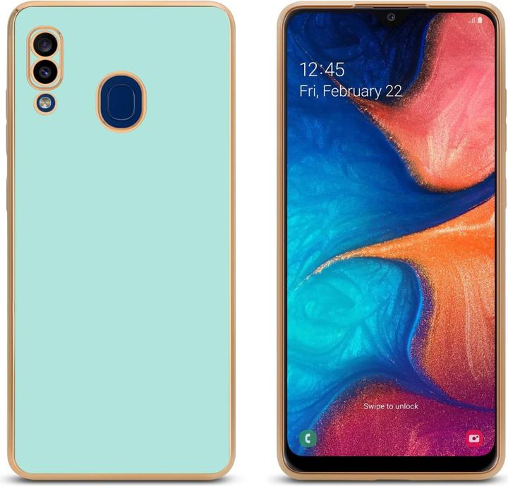Actual product image Cadorabo Case for Samsung Galaxy A20 / A30 / M10s in TPU with camera protection LM130 Style (Samsung Galaxy A20, Samsung Galaxy M10s, TCL A30)