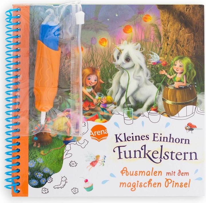 Produktbild Ausmalen mit dem magischen Pinsel. Kleines Einhorn Funkelstern