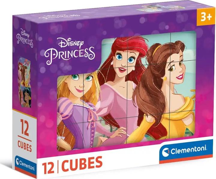 Actual product image Clementoni Princess cube puzzle pieces (12 pieces)
