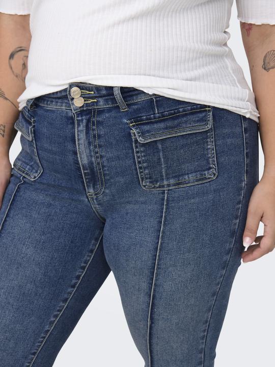 Actual product image Only CARSALLY Mid waist flared jeans Flared fit jeans (W46/L32)