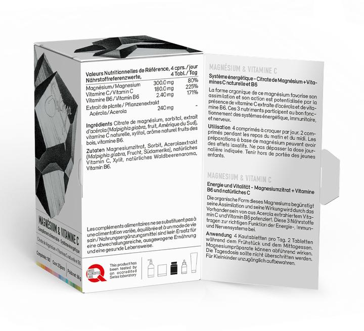 Immagine prodotto Sekoya Magnesio e Vitamina C | Una formula efficace 2 in 1 (100 pz., Pillole)