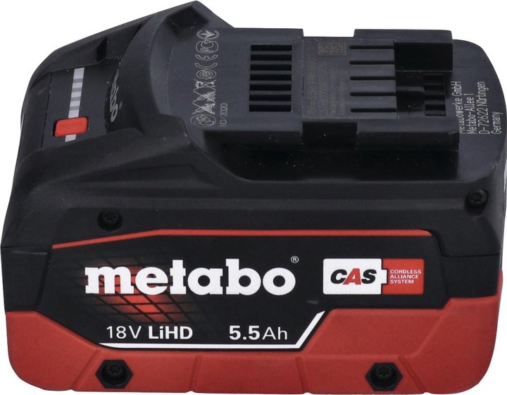 Produktbild Metabo WPB 18 LT BL 11-125 Quick Akku Winkelschleifer 18 V 125 mm Brushless + 1x Akku 5,5 Ah + meta (125 mm)