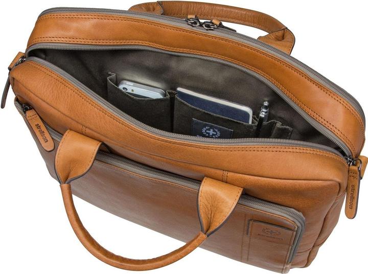 Immagine prodotto Strellson Cartella Hyde Park in pelle con scomparto per laptop da 39 cm