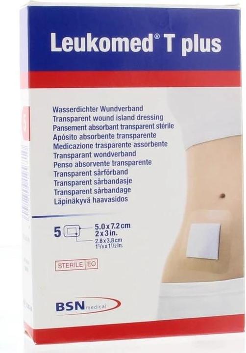 Produktbild BSN T plus transparenter Wundverband mit Wundauflage (5x)