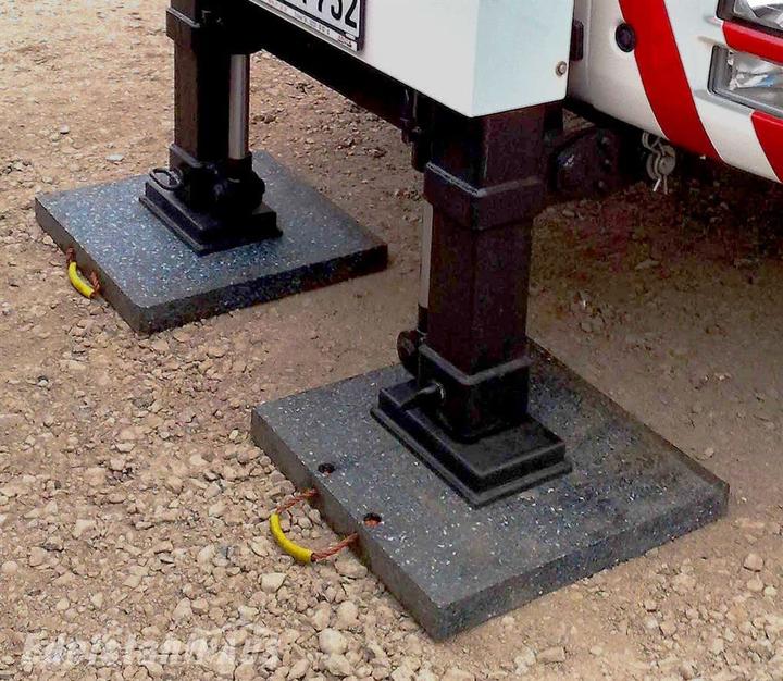 Produktbild LuxTek 4 Stück Abstützplatten