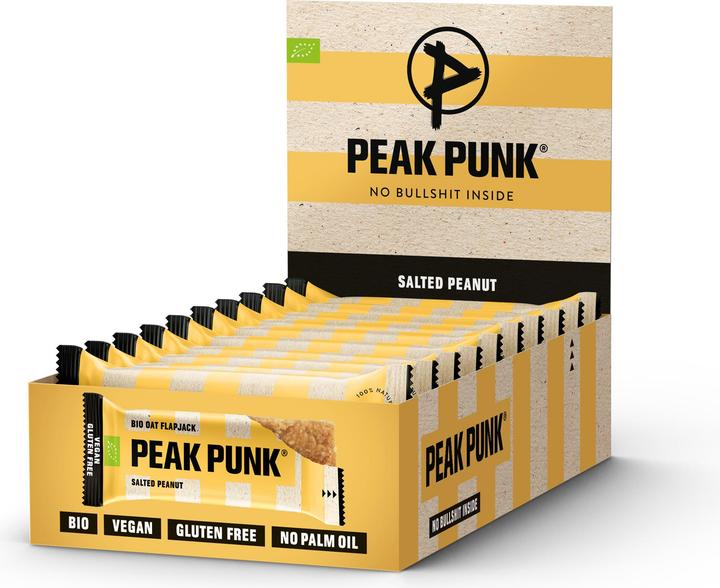 Actual product image Peak Punk Organic Oat Flapjack (12 pcs., 720 g)