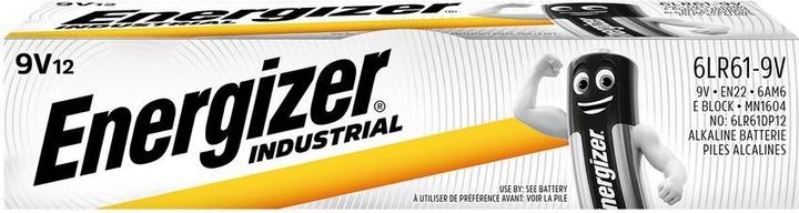 Produktbild Energizer Industrial (12 Stk., 9V Block, 600 mAh)