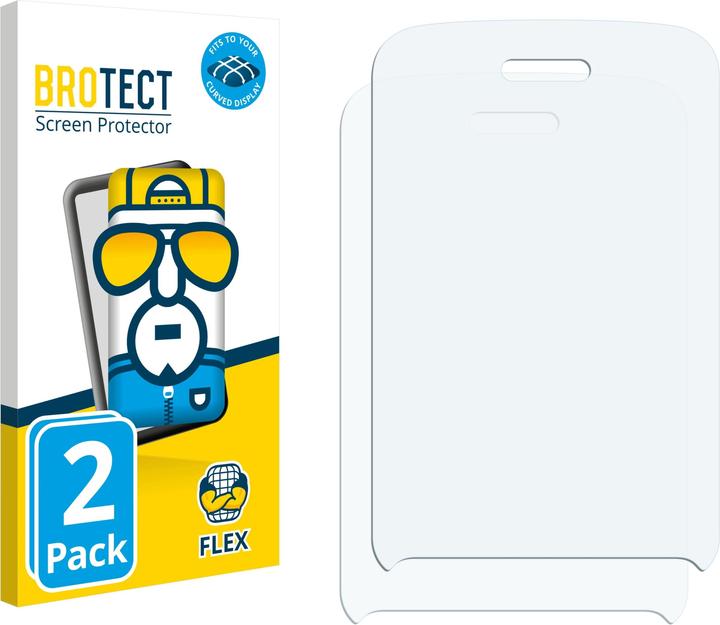 Brotect Pellicola Protettiva 3D Curva Full-Cover Per Gigaset SL450HX – 2 Pezzi, Auto-riparante, Anti-impronta, Made In Germany