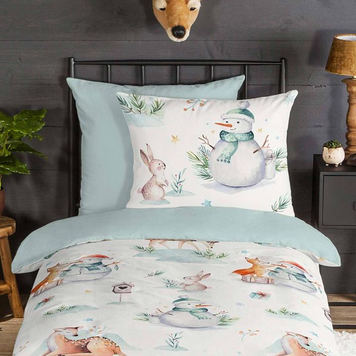 Image du produit Traumschlaf Bonhomme de neige Lapin Hérisson