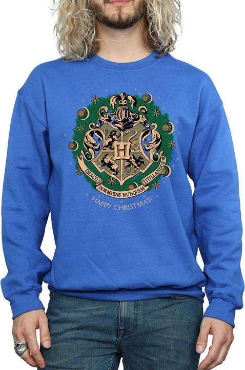 Actual product image Mens Christmas Wreath Sweatshirt (XL)