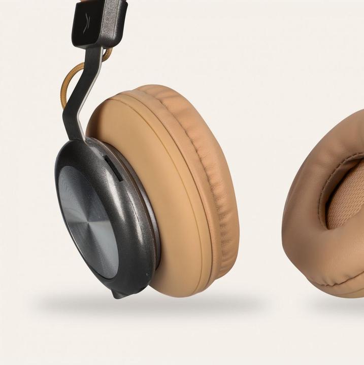 Actual product image KSIX Retro2 Stereo Earphones Brown (6 h, Wireless)