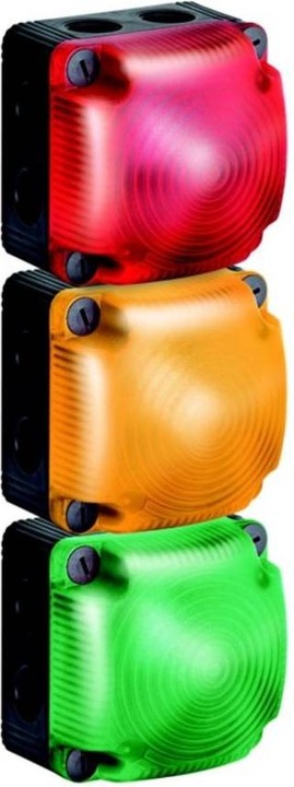 Actual product image Werma LED Permanent Beacon 24Vdc Ylw